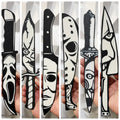 Custom 3D Printed Horror Knives — the ultimate collectible for horror fans, Halloween lovers, and slasher enthusiasts! 💀