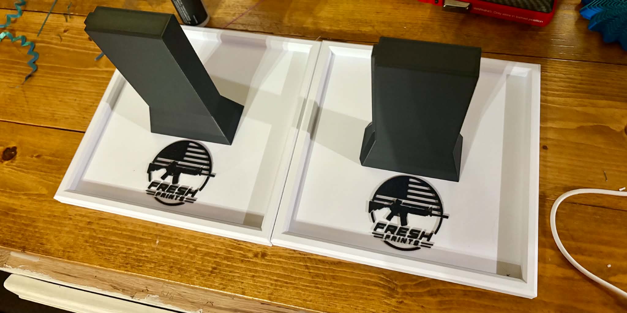 AR Fifteen Style Pew‑Pew Stands