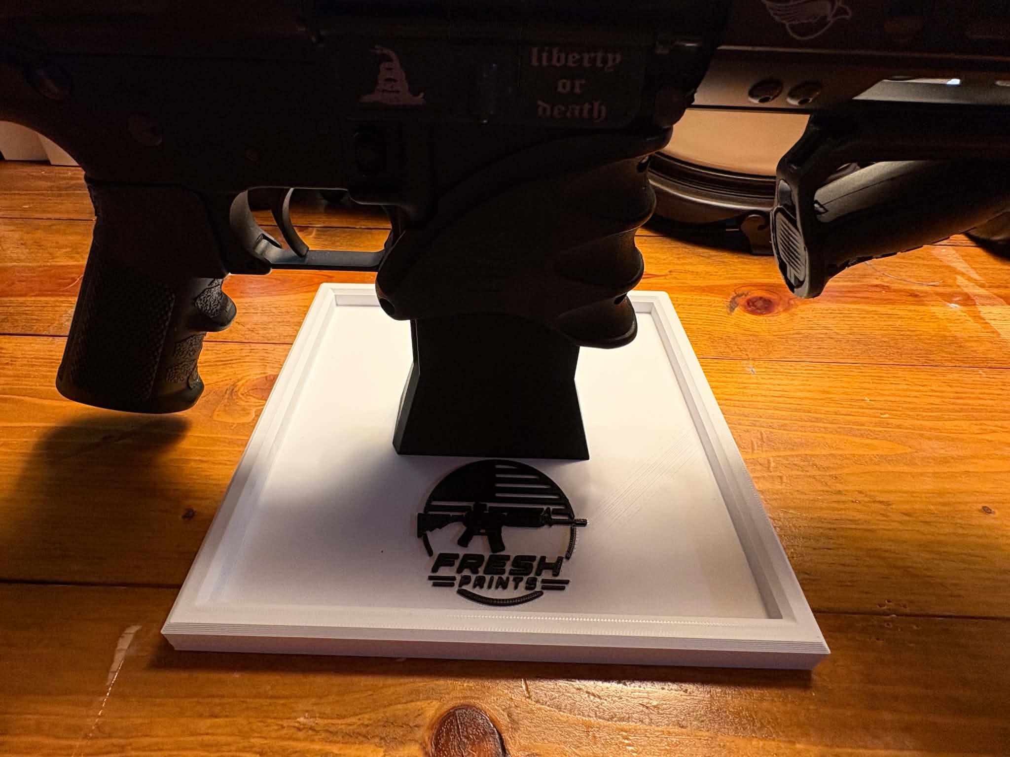 AR Fifteen Style Pew‑Pew Stands