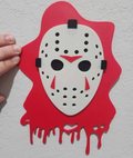 Friday the 13th Jason Vorhees Mask Wall Art