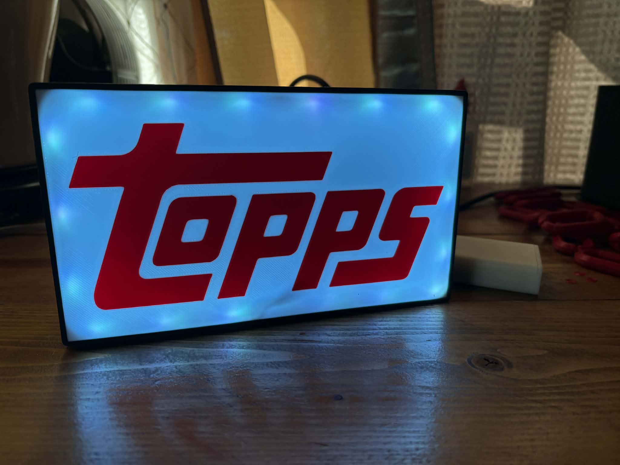 Topps Trading Cards LED Light Box