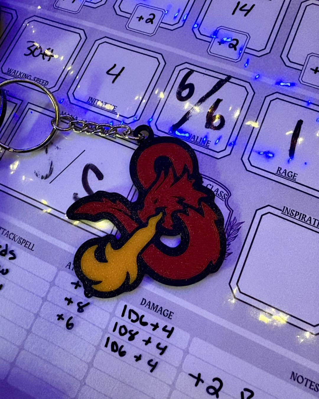 Dungeons and Dragons Keychains