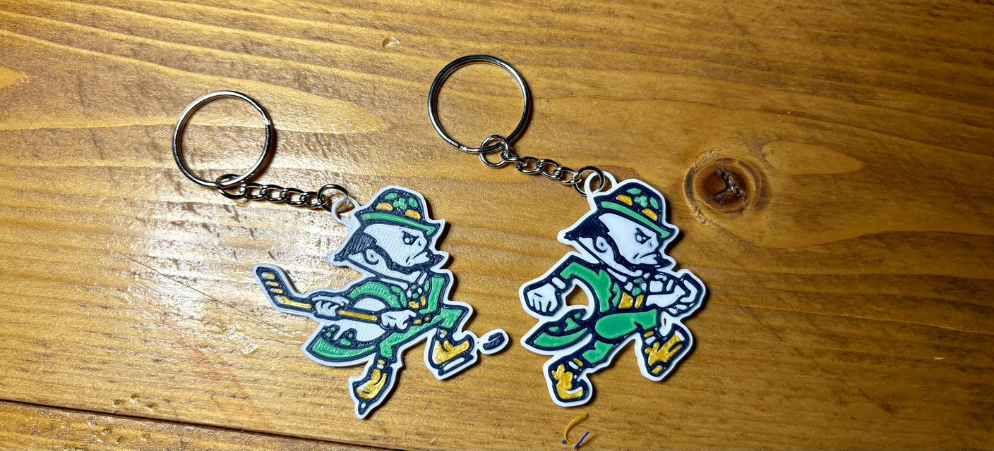 Notre Dame Fighting Irish Keychains