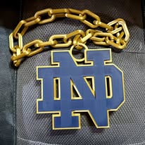 Notre Dame Fighting Irish ND Logo Jumbo Turnover Chain