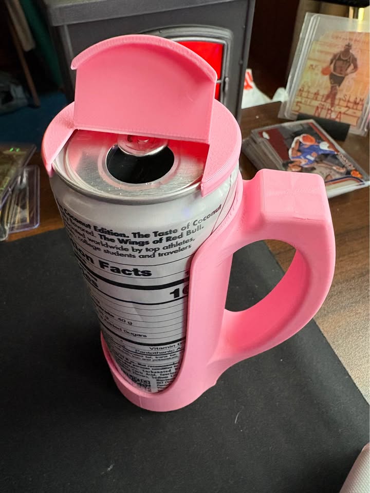 3D-Printed Slim Can Holders + Lid Covers