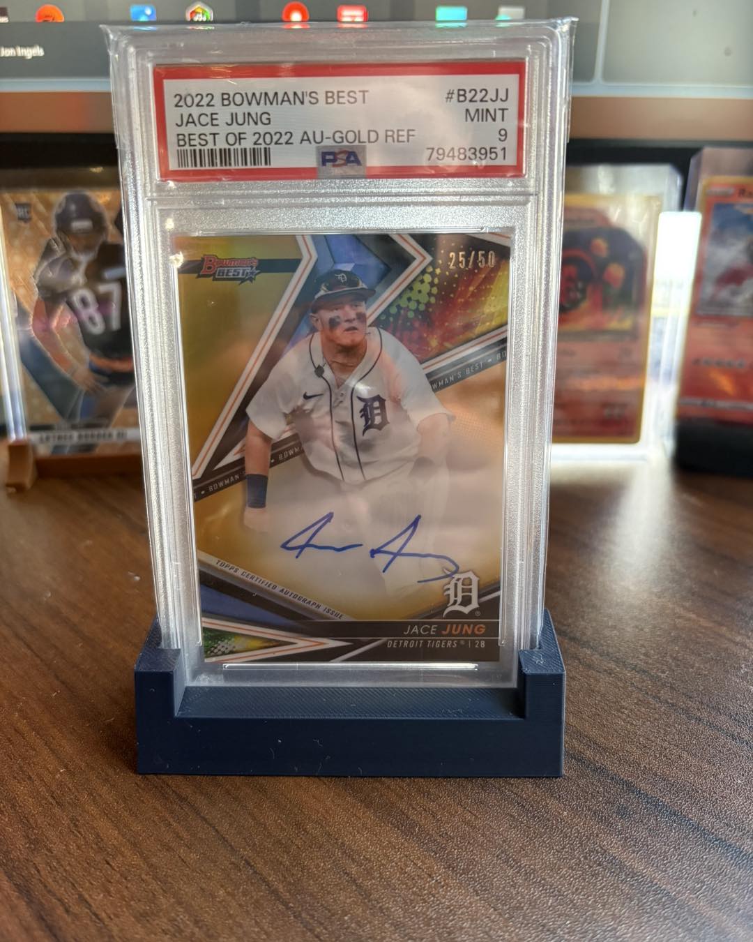 Customized Trading Card Stands for Top Loaded or Slab