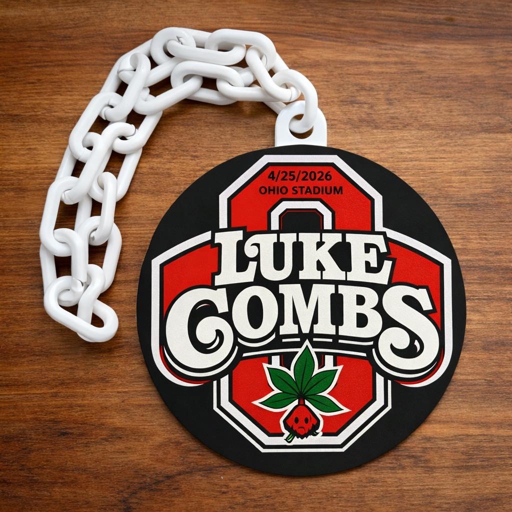 Luke Combs X Ohio State Jumbo Hype Chain