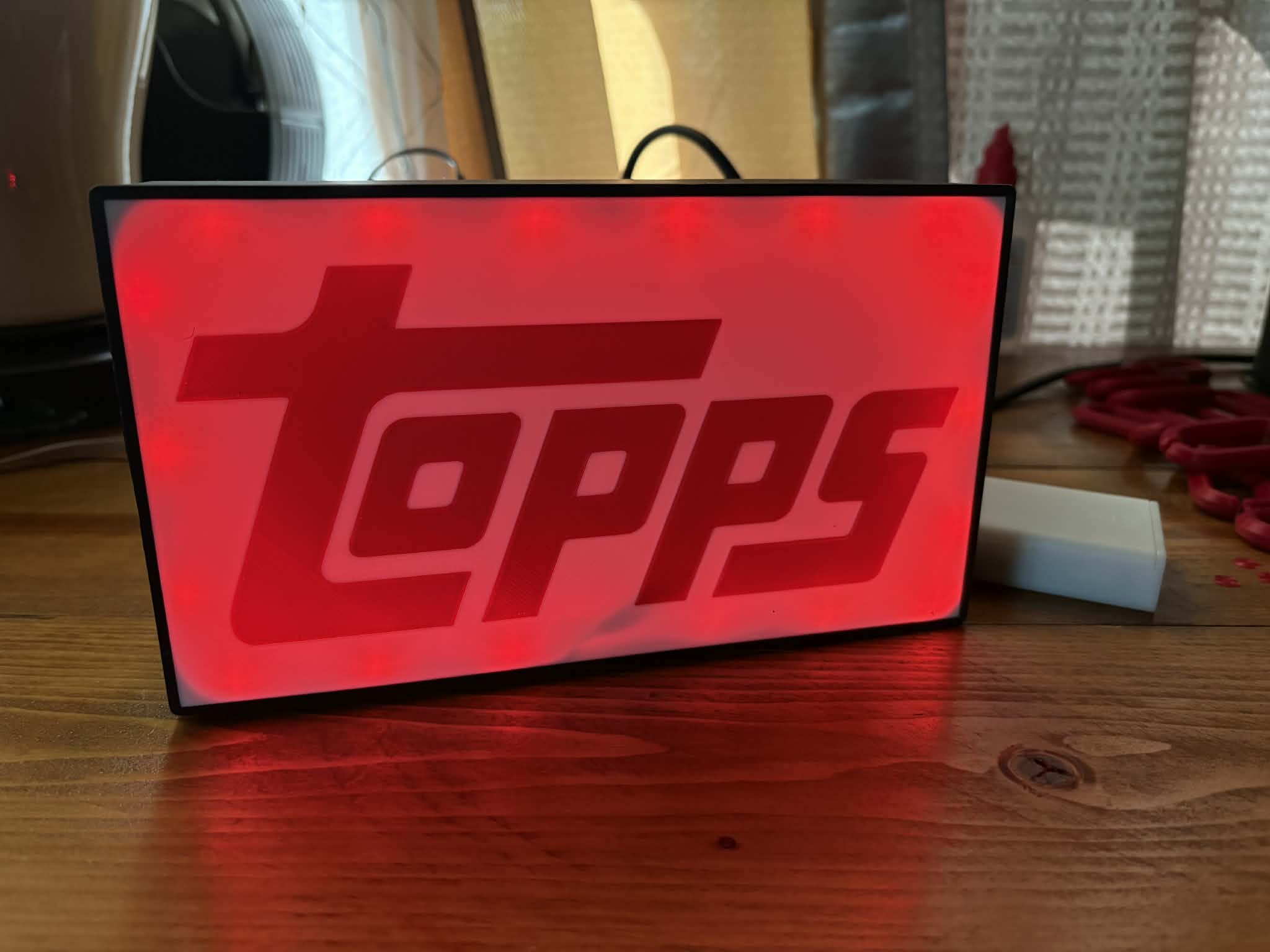 Topps Trading Cards LED Light Box