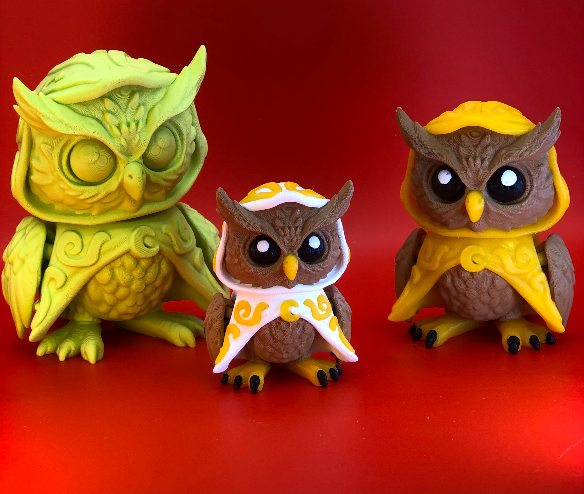 6” Flexi Mystic Owl Fidget Figures