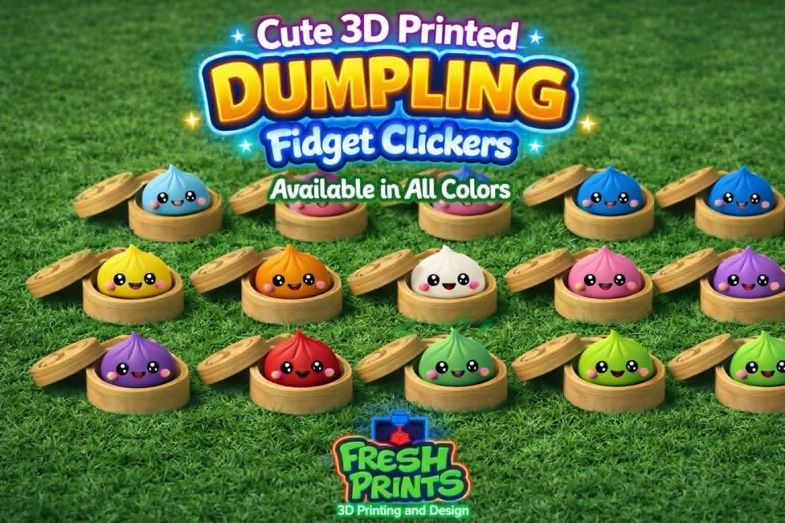Cute Viral Dumpling Fidget Toys
