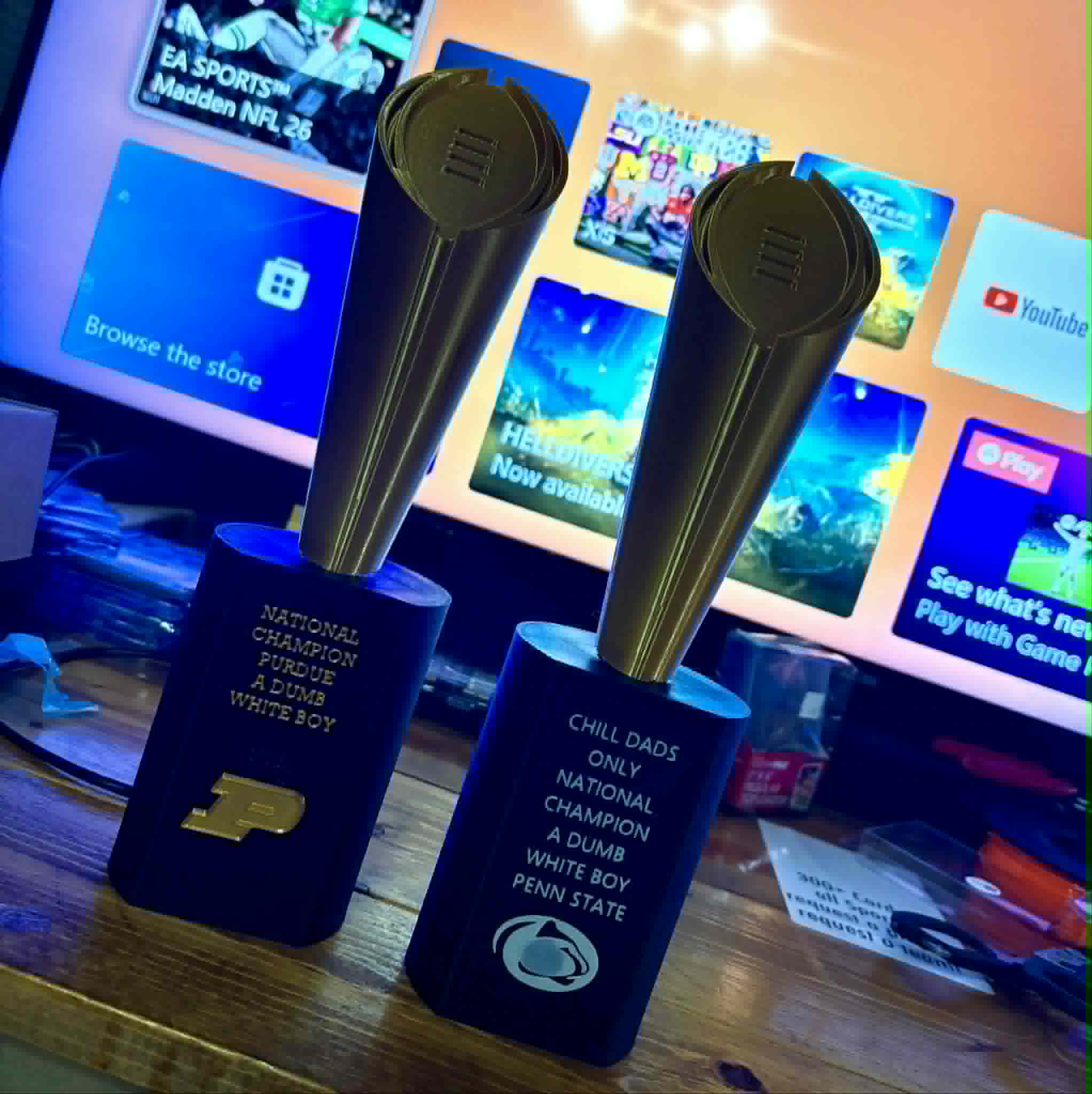 College Football CFB National Championship Replica Trophy