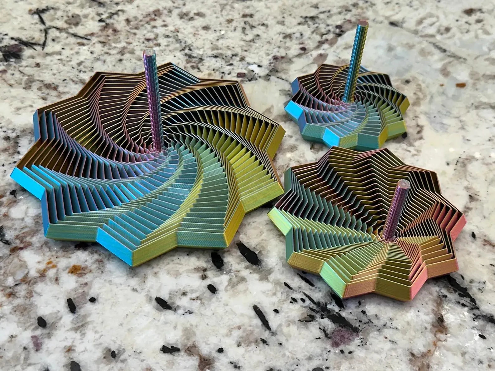 Spinning Expanding Star Fidget Toy