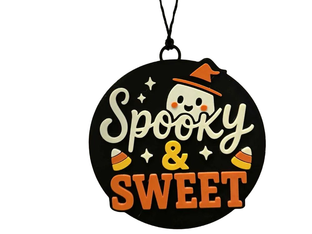 “Spooky & Sweet” Ghost & Candy Wall Hangers